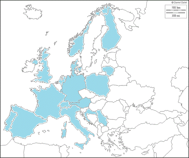 carte des géoportail en europe