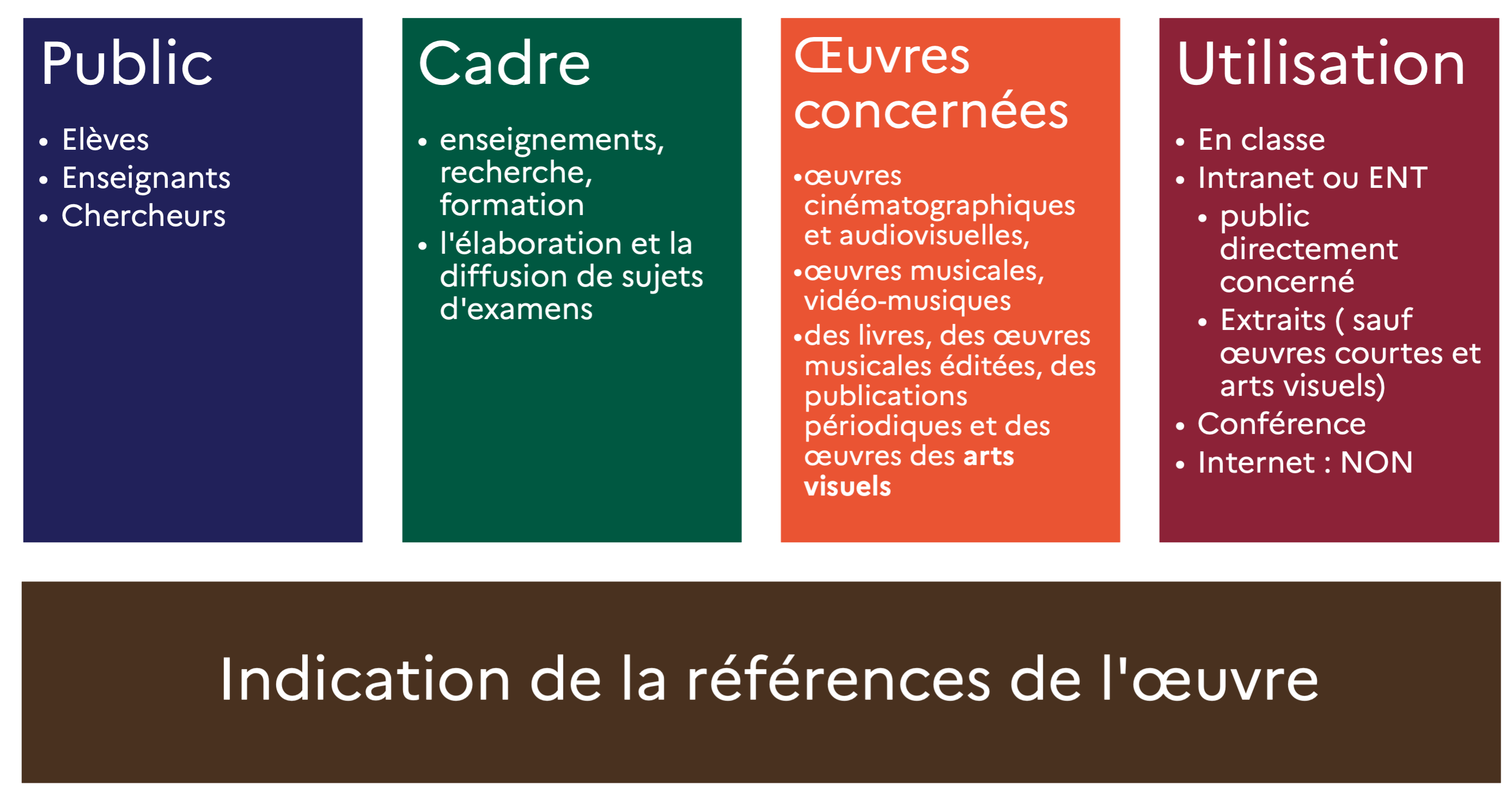 Infographie : exception pédagogique