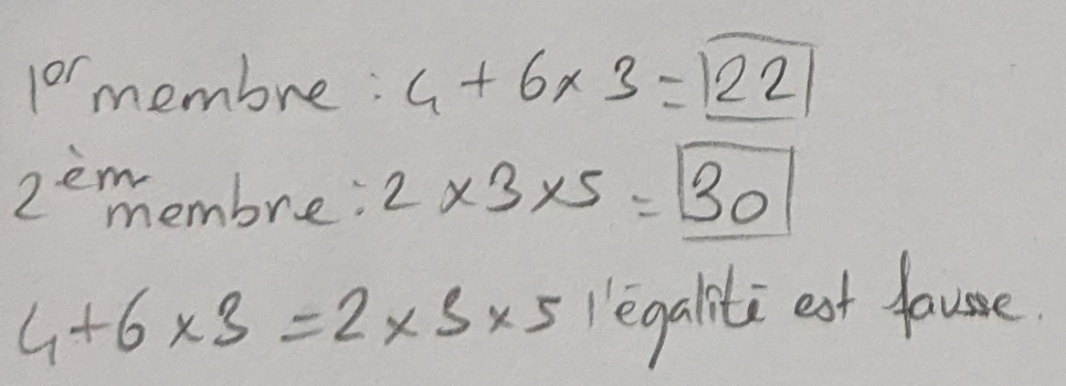 exemples d'élèves