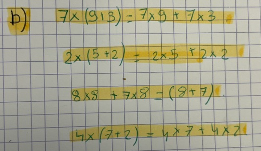 exemples d'élèves