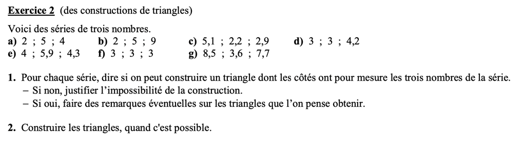 exercice issu du livre "Des Maths ensemble et pour chacun"