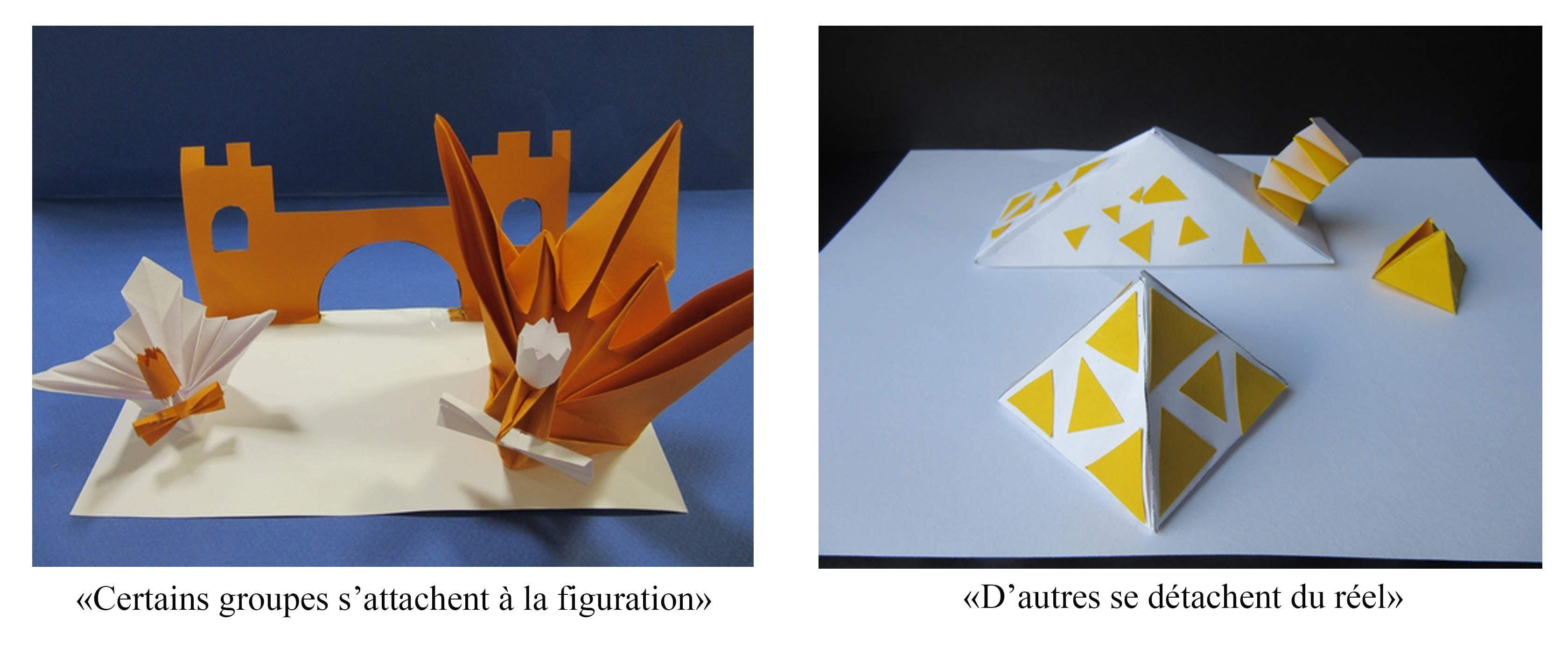 Autour d'une feuille de papier