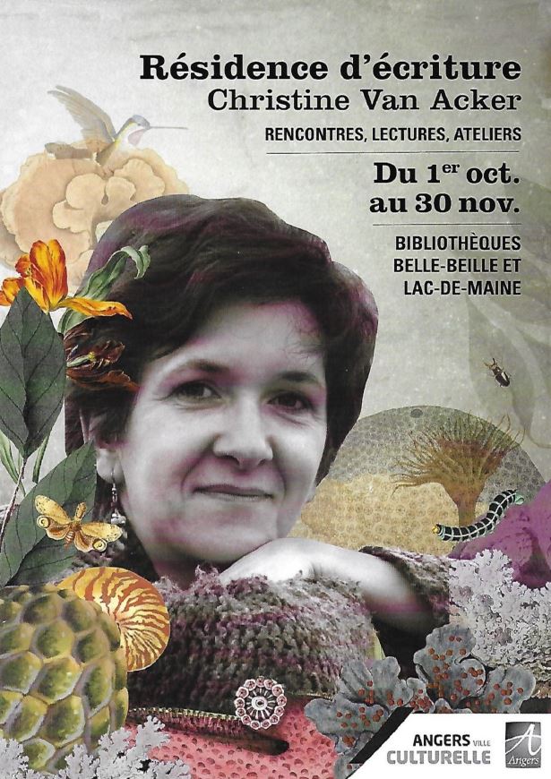 Flyer auteure en résidence Flyer auteure en résidence