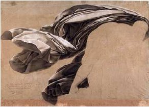Anne-Louis GIRODET, 1824 Étude de draperie 1806 47,7x56,3 cm