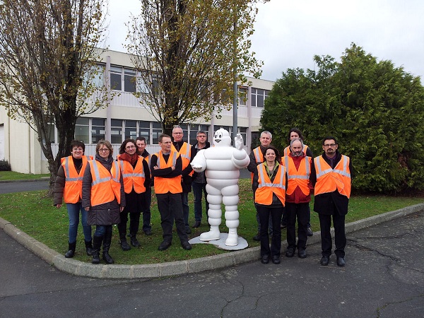 Visite de Michelin à Cholet