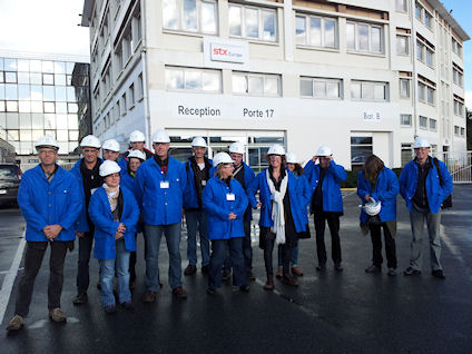 Visite de STX à Saint-Nazaire