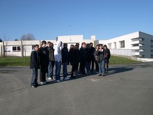 groupe d'élève du passeport recherche du lycée David d'Angers