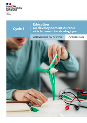 Attendus de fin de cycle 1 
