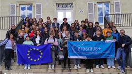 Les 22 Troisèmes du Collège Pierre Dubois et leurs correspondants
