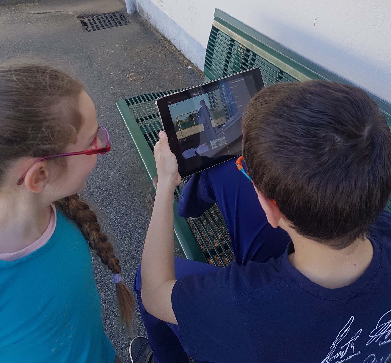 Utilisation de la tablette par les élèves