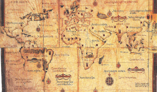 Planisphère portugais de 1554