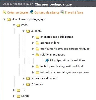 classeur pédagogique