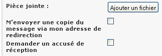 adresse de redirection