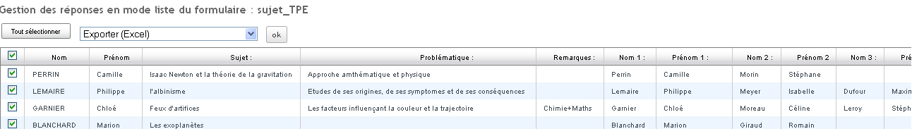 liste résultats formulaire-e-lyco TPE