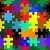 logo autisme puzzle