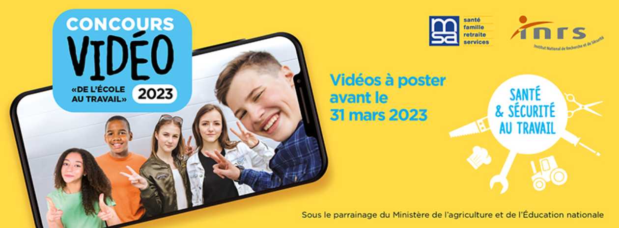 Concours vidéo 2023 Santé et sécurité au travail