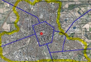 plan actuel de la ville de la Roche-sur-Yon