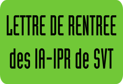 Télécharger la lettre de rentrée des IA-IPR de SVT