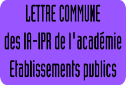 Télécharger la lettre de rentrée commune des IA-IPR