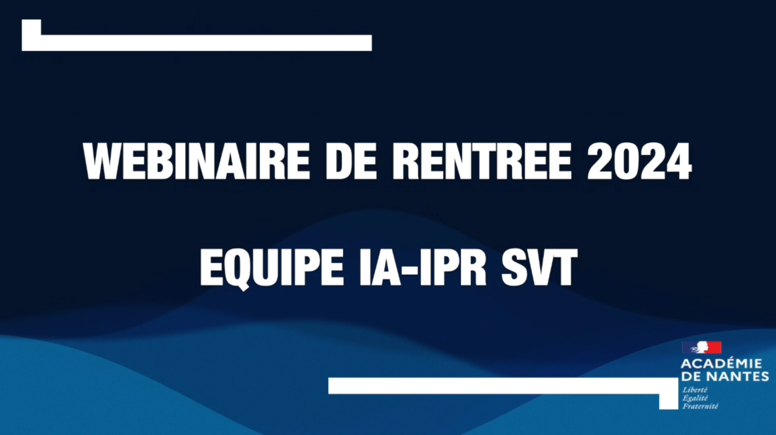 Visualiser le webinaire de rentrée