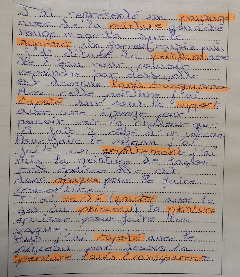 Texte de Manon