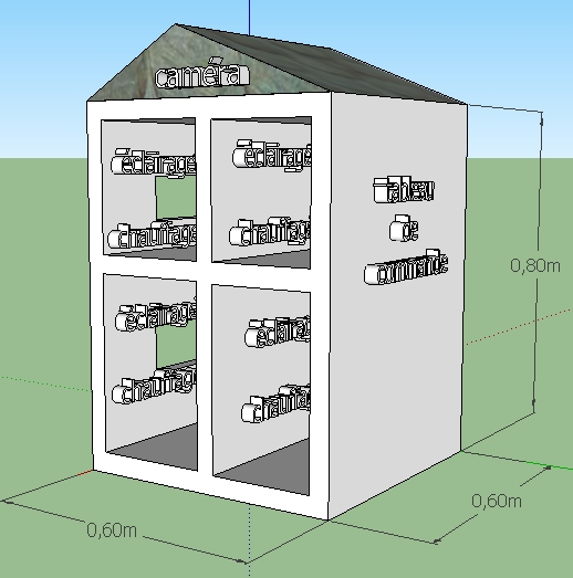 Esquisse de la maquette 3D