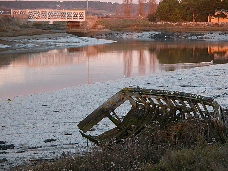 Le marais à proximité de la Baule