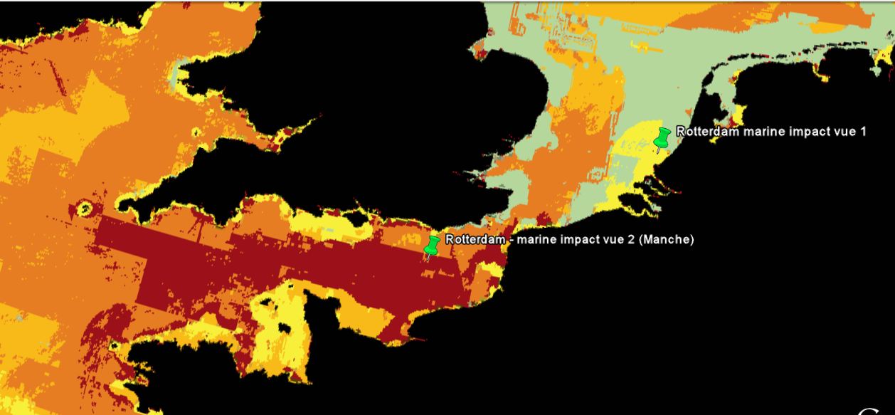 marine impact vue manche