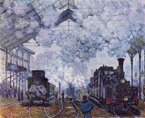 Monet La gare saint-Lazare