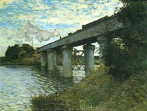 Monet Le pont du chemin de fer Argenteuil