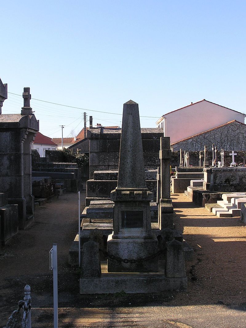 Au Pellerin, le monument commémoratif de la guerre de 1870