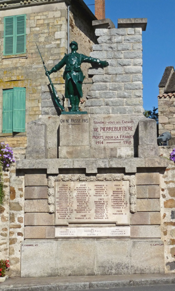 Monument aux Morts Pierre-Buffière