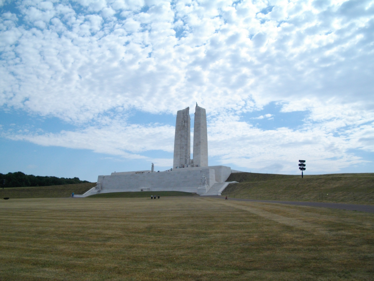 Le monument canadien de Vimy dans la Somme