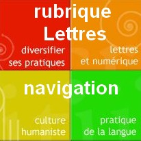 naviguer dans la rubrique Lettres