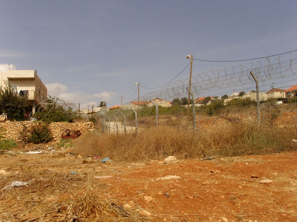 la banlieue nord de Hébron  et les colonies israéliennes