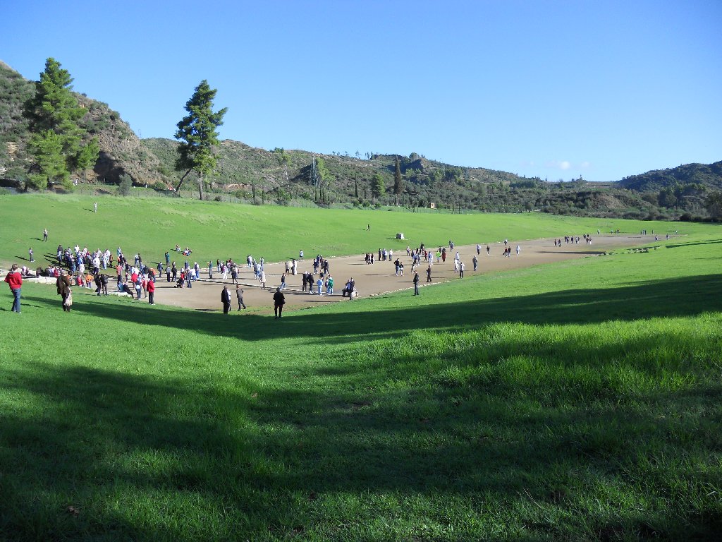 Le stade d'Olympie