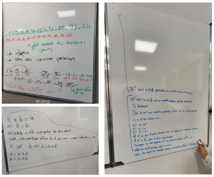 oral sur tableau blanc