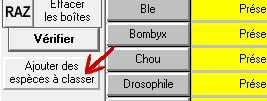 Phylogène - Ajout d'une nouvelle espèce à classer
