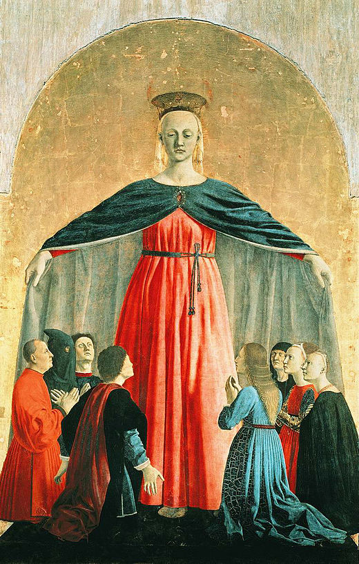 Piero DELLA FRANCESCA, Madonna della Misericordia, 1445-1462