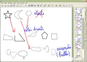 écran smart board notebook