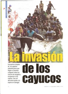 La invasión de los cayucos