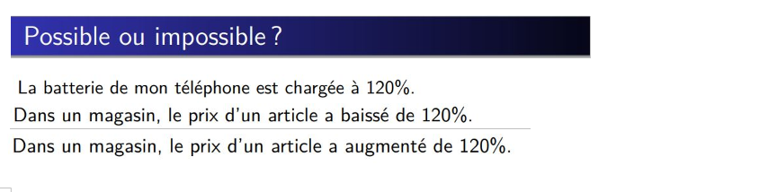 possible ou impossible
