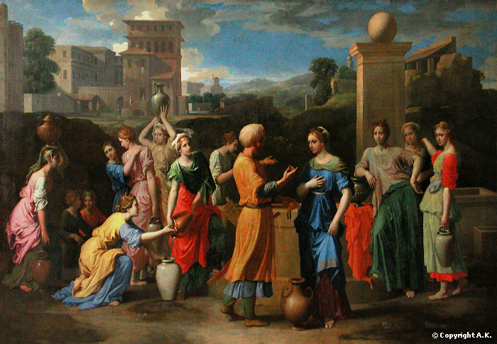 Eliezer et Rebecca de Nicolas Poussin, 1648, Le Louvre, Paris. 