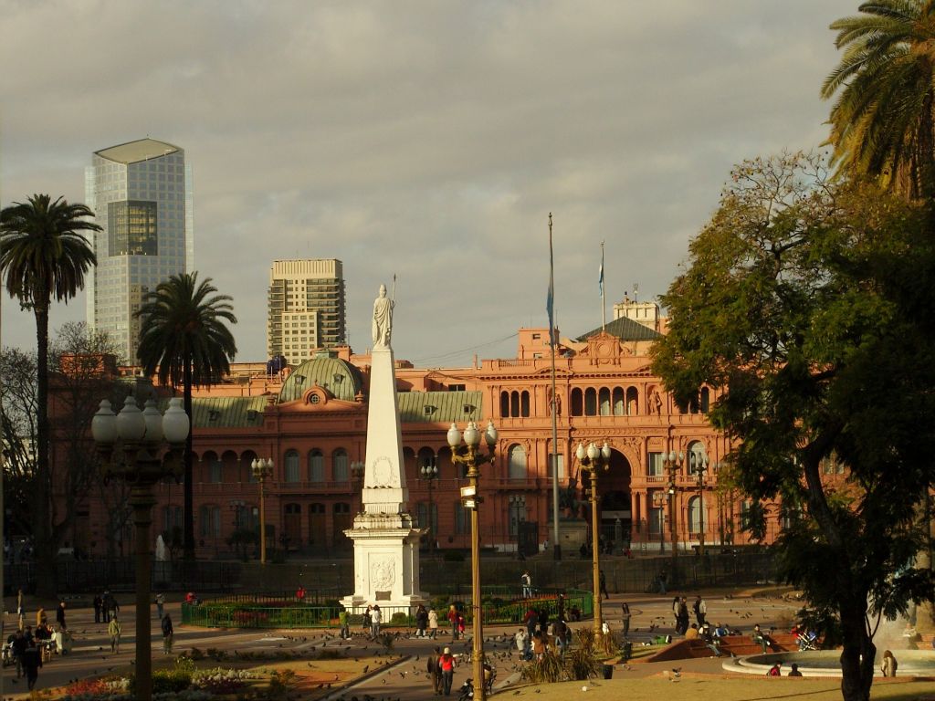 La Casa rosada, siège de la présidence argentine