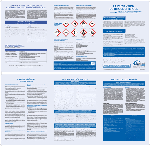 prévention du risque chimie