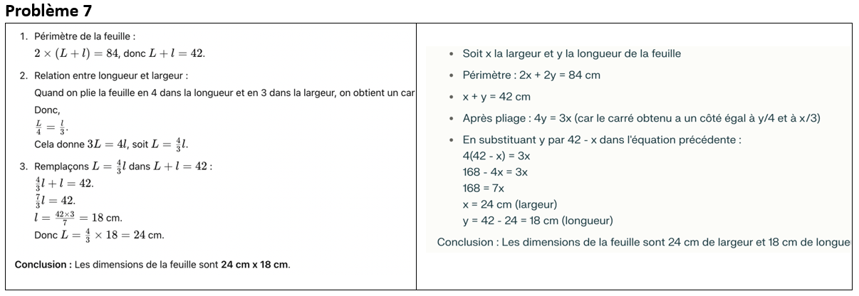 Problème 7