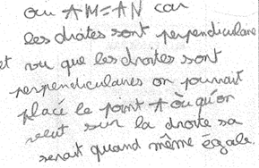 productions d'élèves