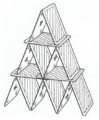 pyramide de cartes