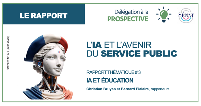 Rapport du Sénat IA et Education