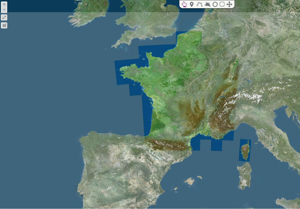 carte du relief français